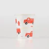 Fire Truck Cups (x 8)>Meri Meri Clearance