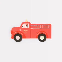 Fire Truck Napkins (x 16)>Meri Meri Outlet