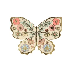 Floral Butterfly Napkins (x 16)>Meri Meri Clearance