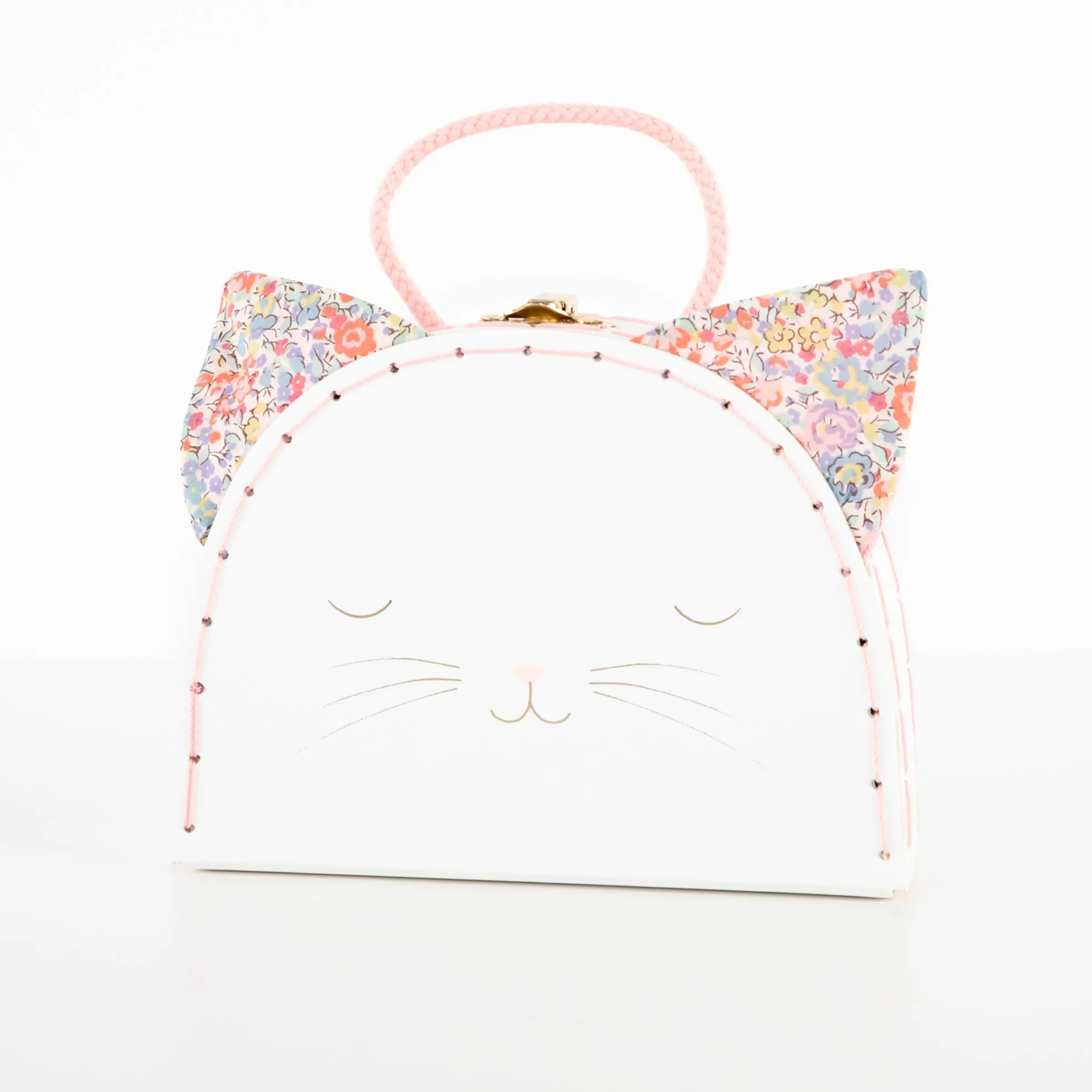 Floral Kitty Mini Suitcase Doll>Meri Meri Sale