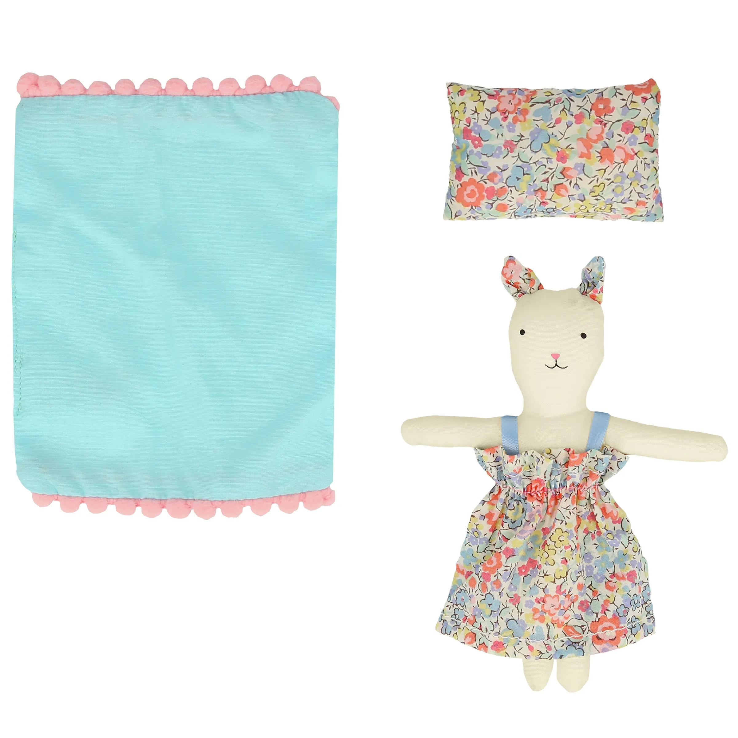 Floral Kitty Mini Suitcase Doll>Meri Meri Sale