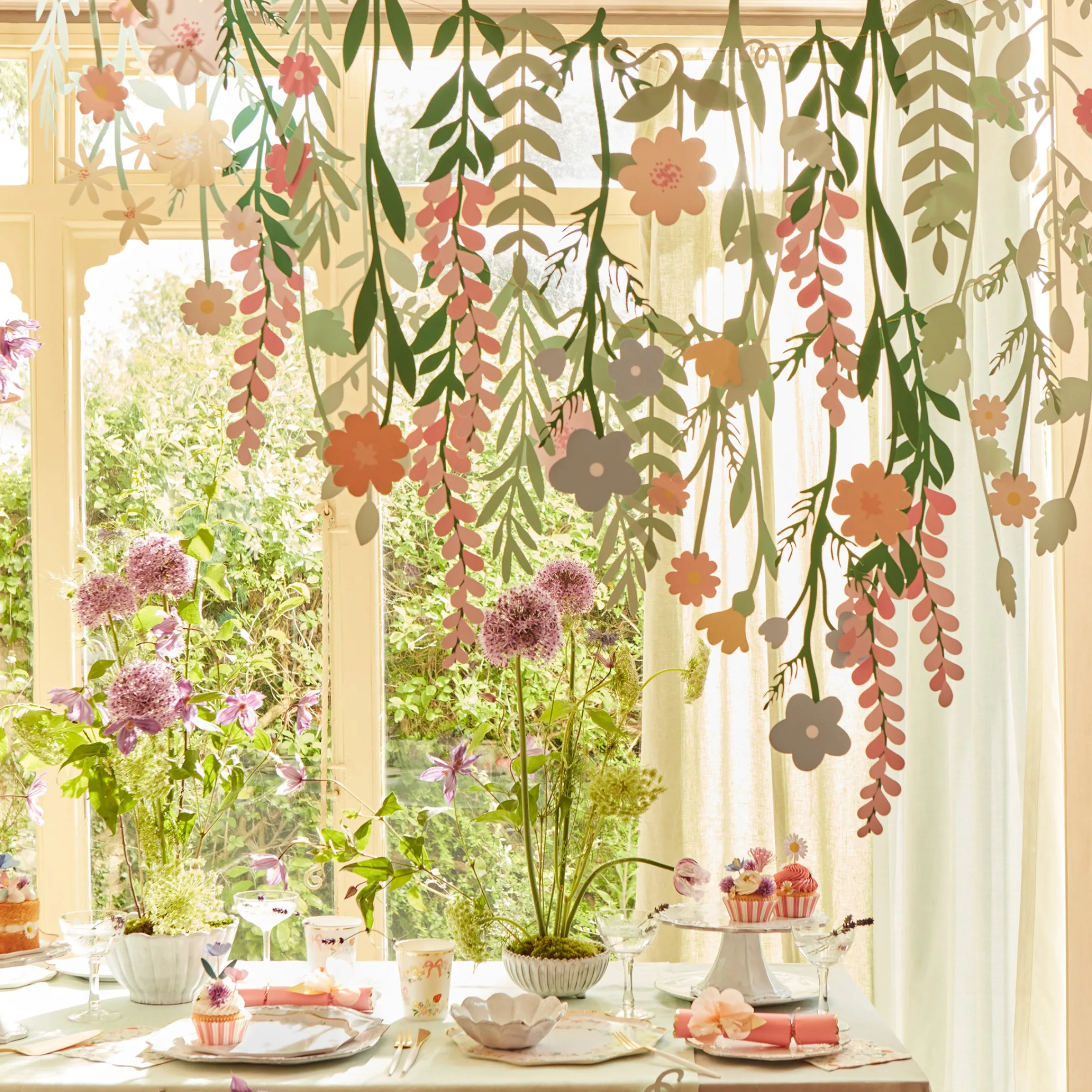 Floral Paper Backdrop>Meri Meri Discount