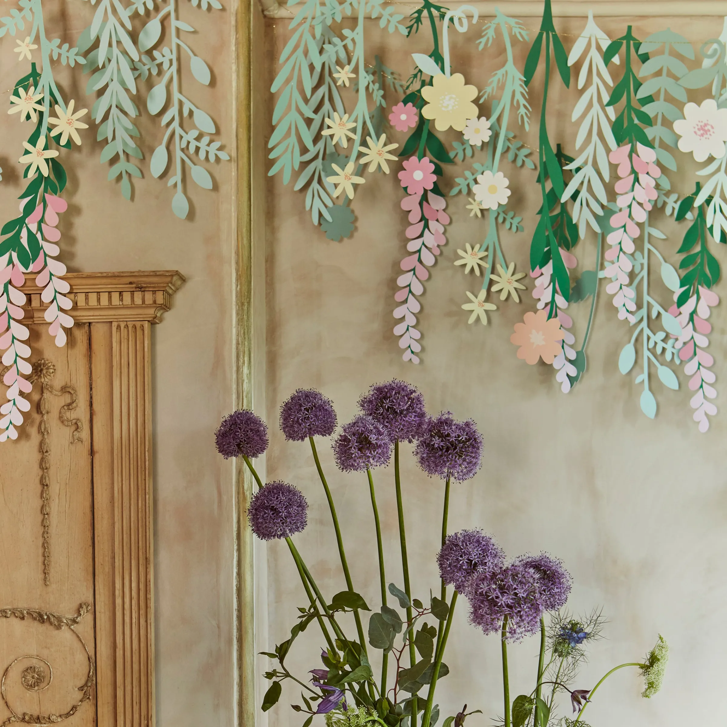 Floral Paper Backdrop>Meri Meri Discount