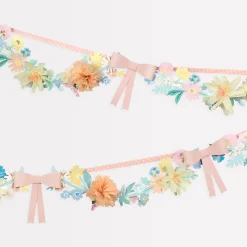 Flower & Bow Garland>Meri Meri Online