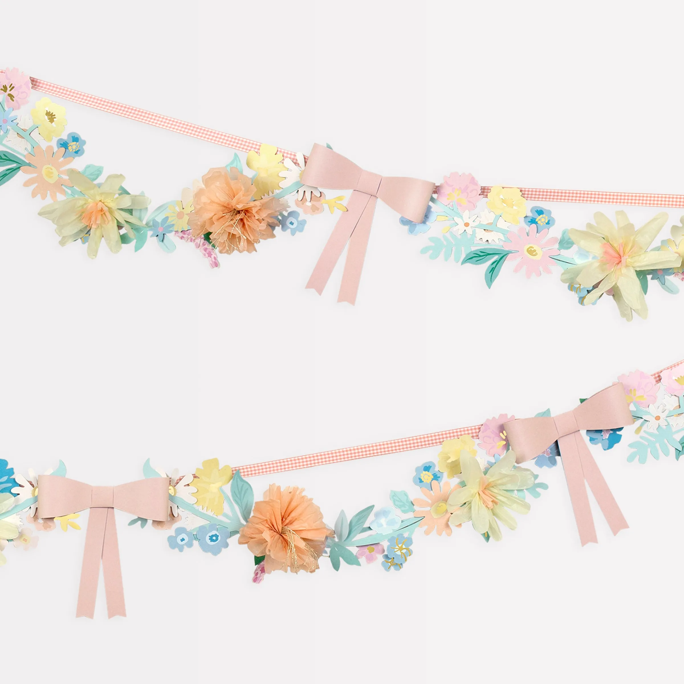Flower & Bow Garland>Meri Meri Online
