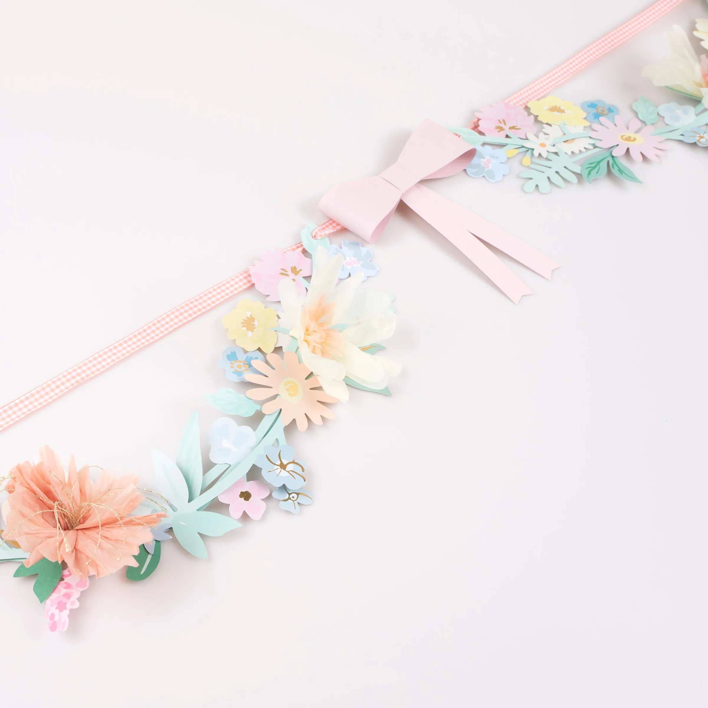 Flower & Bow Garland>Meri Meri Online