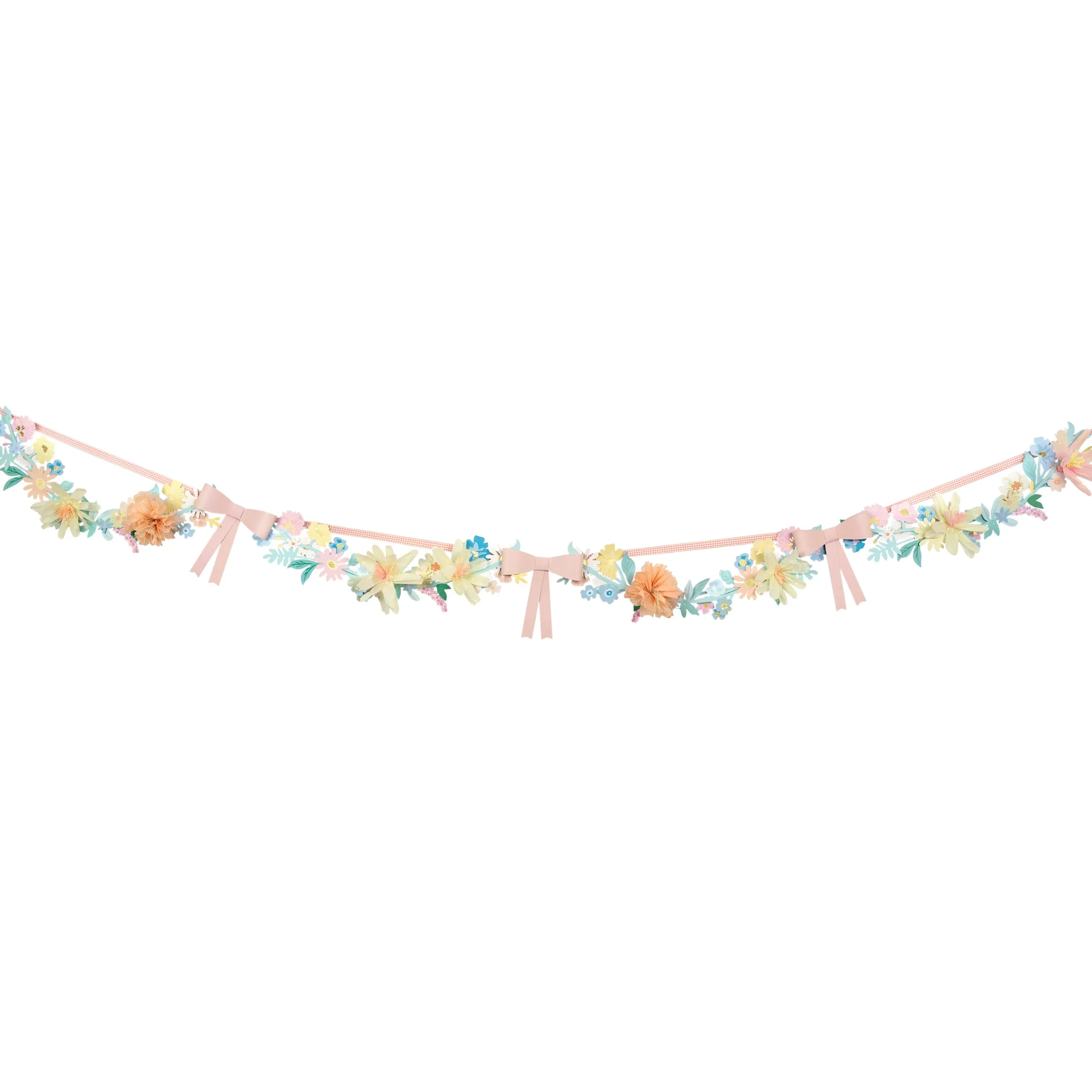 Flower & Bow Garland>Meri Meri Online