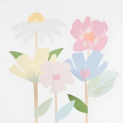 Flower Cake Wrap & Toppers (x 7)><noscript><img width=