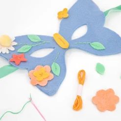 Flower Embroidery Butterfly Mask Kit>Meri Meri New
