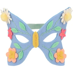 Flower Embroidery Butterfly Mask Kit><noscript><img width=
