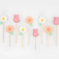 Flower Garden Candles (x 9)>Meri Meri New
