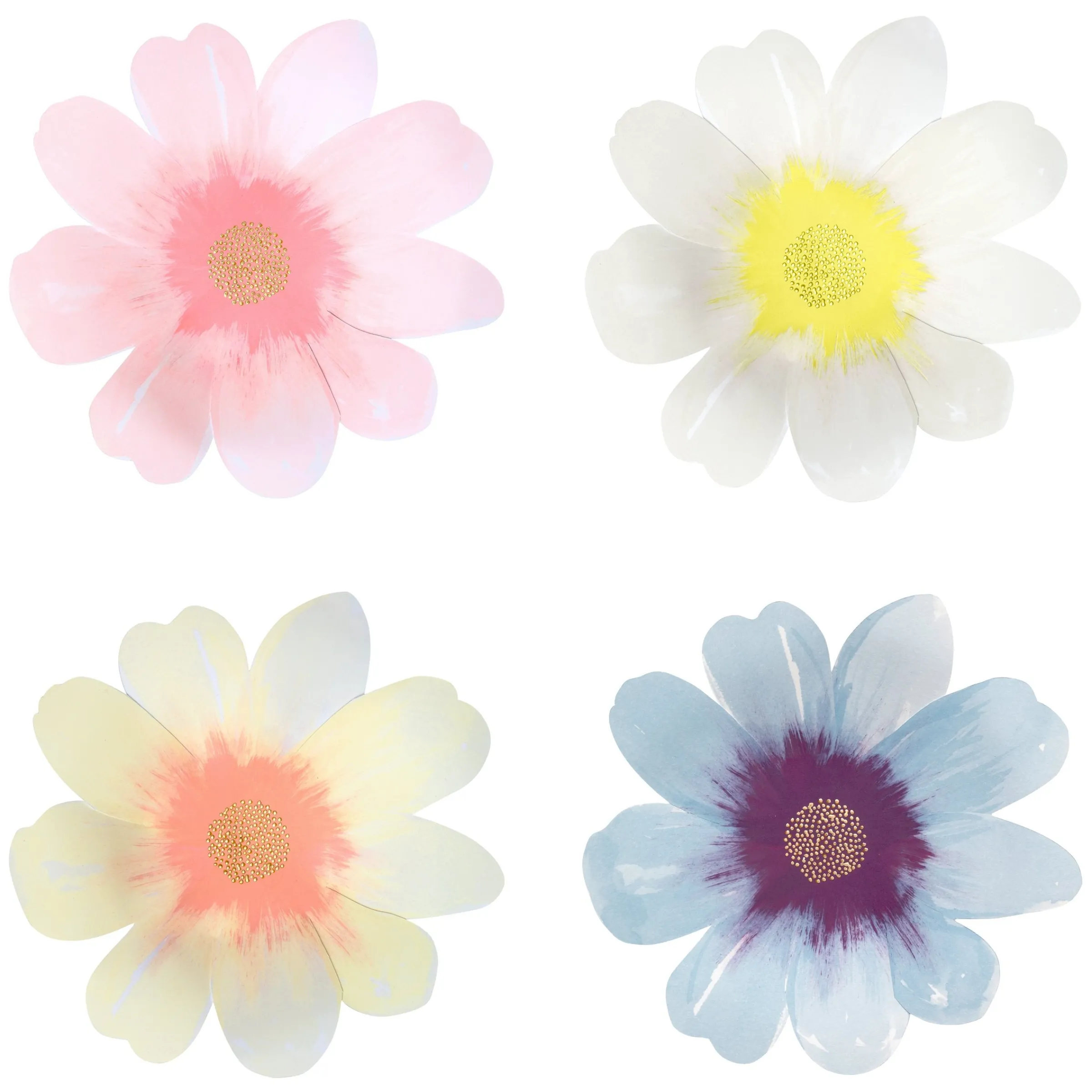 Flower Garden Large Plates (x 8)>Meri Meri Online