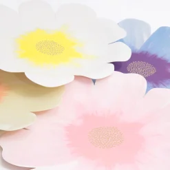 Flower Garden Large Plates (x 8)><noscript><img width=
