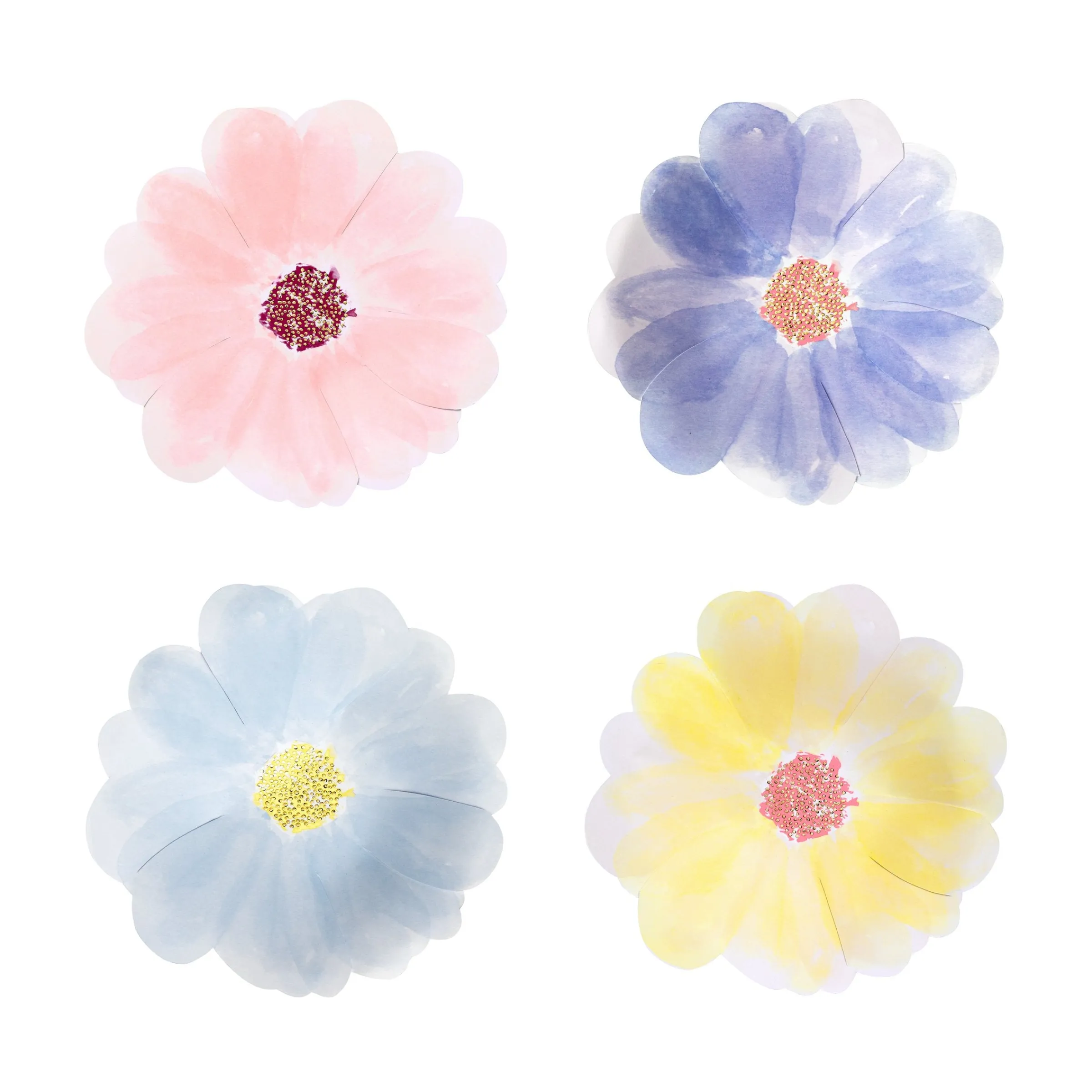 Flower Garden Small Plates (x 8)>Meri Meri New
