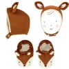 Fox Bonnet & Booties Set>Meri Meri Best