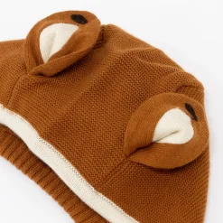 Fox Bonnet & Booties Set><noscript><img width=