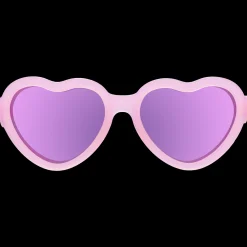 Frosted Pink Heart Mirrored Lense Sunglasses>Meri Meri Outlet