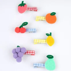 Fruit Hair Clips (x 6)><noscript><img width=