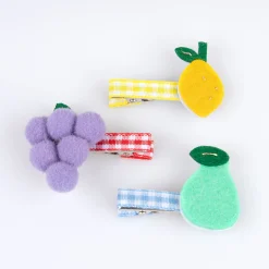 Fruit Hair Clips (x 6)><noscript><img width=