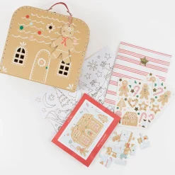 Gingerbread Christmas Eve Suitcase>Meri Meri New