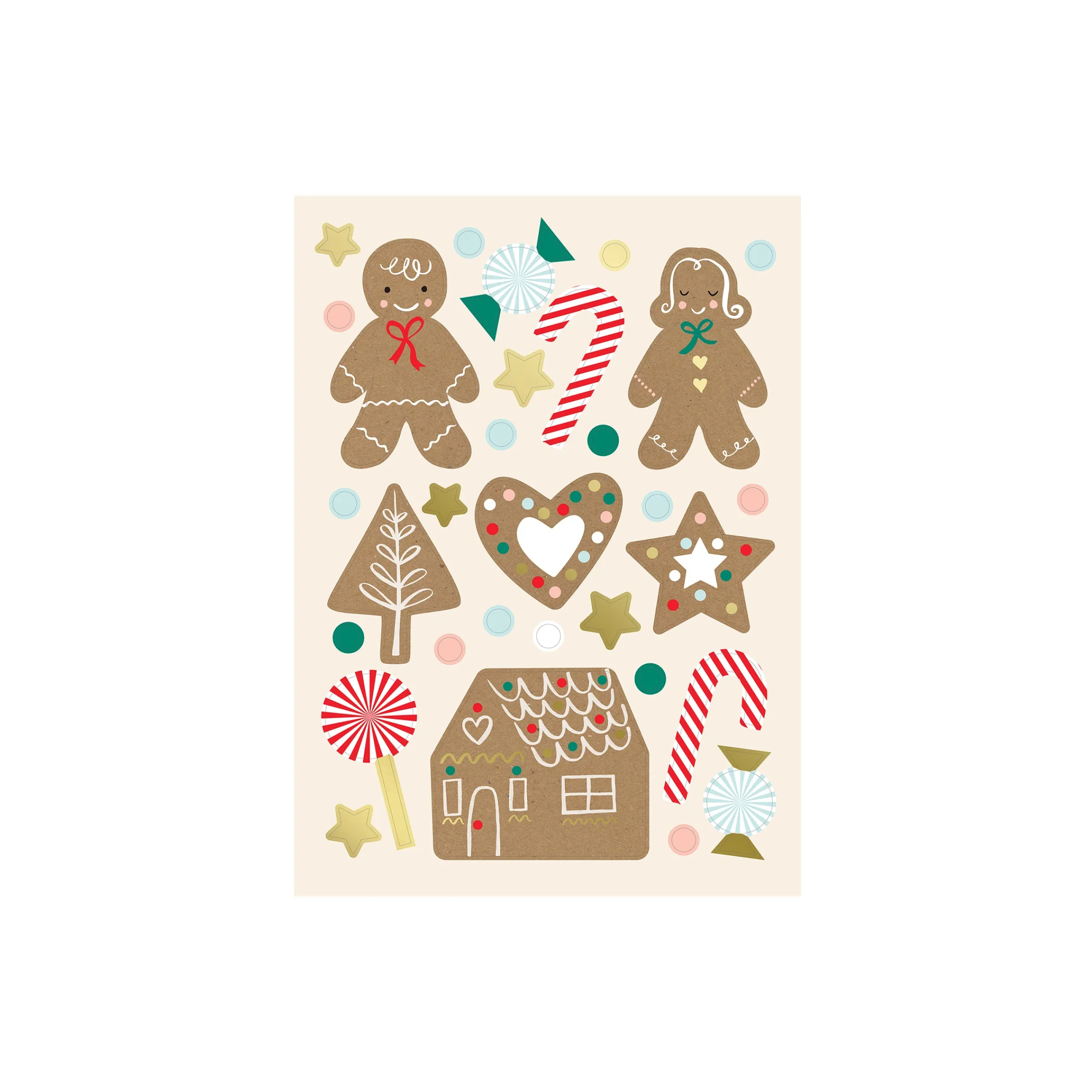 Gingerbread Christmas Eve Suitcase>Meri Meri New