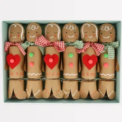 Gingerbread Crackers (x 6)>Meri Meri Sale