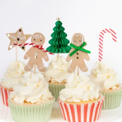 Gingerbread Cupcake Kit (x 24 toppers)>Meri Meri Sale