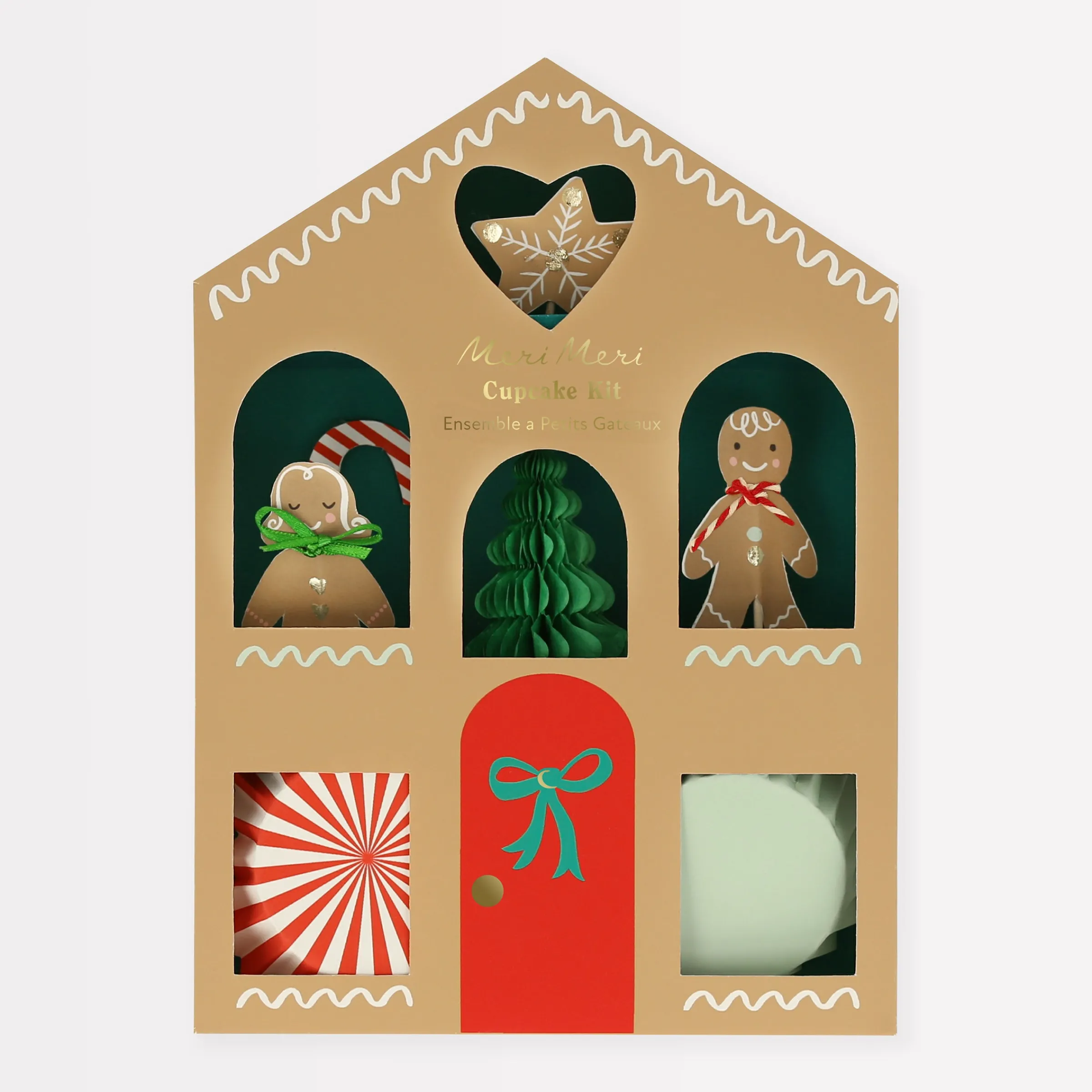 Gingerbread Cupcake Kit (x 24 toppers)>Meri Meri Sale