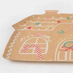 Gingerbread House Plates (x 8)><noscript><img width=