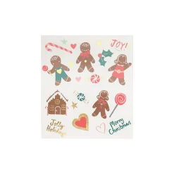 Gingerbread Temporary Tattoos>Meri Meri New