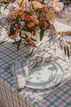 Gingham Blossom Tablecloth>Meri Meri Discount