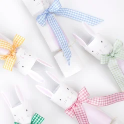 Gingham Bow Bunny Crackers (x 6)><noscript><img width=
