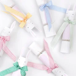 Gingham Bow Bunny Crackers (x 6)><noscript><img width=
