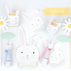 Gingham Bow Bunny Crackers (x 6)><noscript><img width=