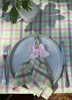 Gingham Clover Napkins>Meri Meri Best
