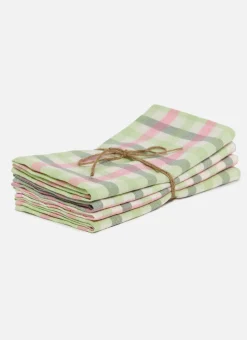 Gingham Clover Napkins><noscript><img width=