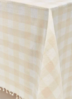 Gingham Cream Tablecloth>Meri Meri Best