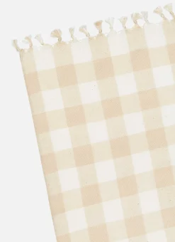 Gingham Cream Tablecloth><noscript><img width=