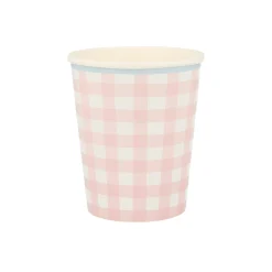 Gingham Cups (x 12)><noscript><img width=