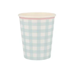 Gingham Cups (x 12)><noscript><img width=