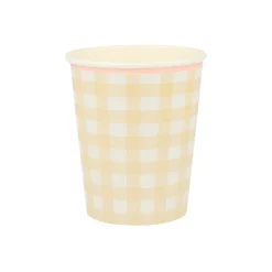 Gingham Cups (x 12)><noscript><img width=