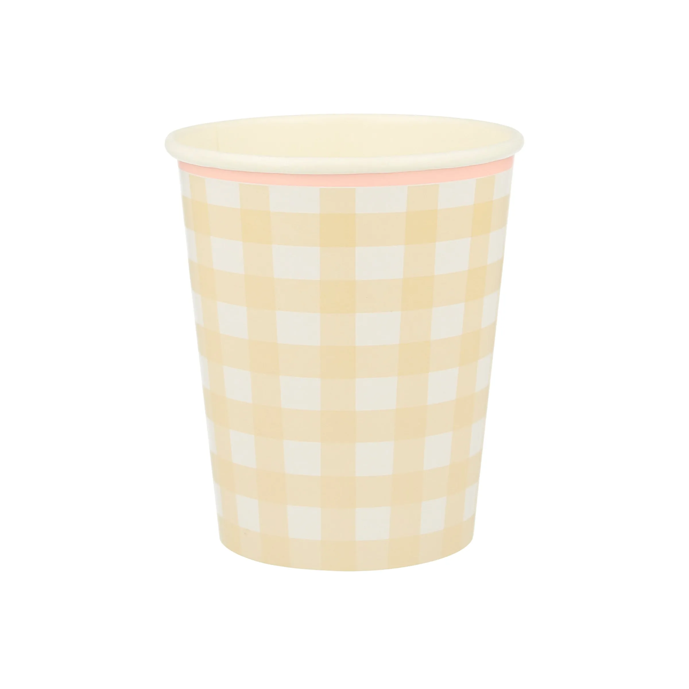 Gingham Cups (x 12)>Meri Meri Outlet