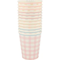 Gingham Cups (x 12)><noscript><img width=