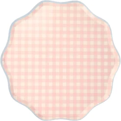 Gingham Dinner Plates (x 12)><noscript><img width=