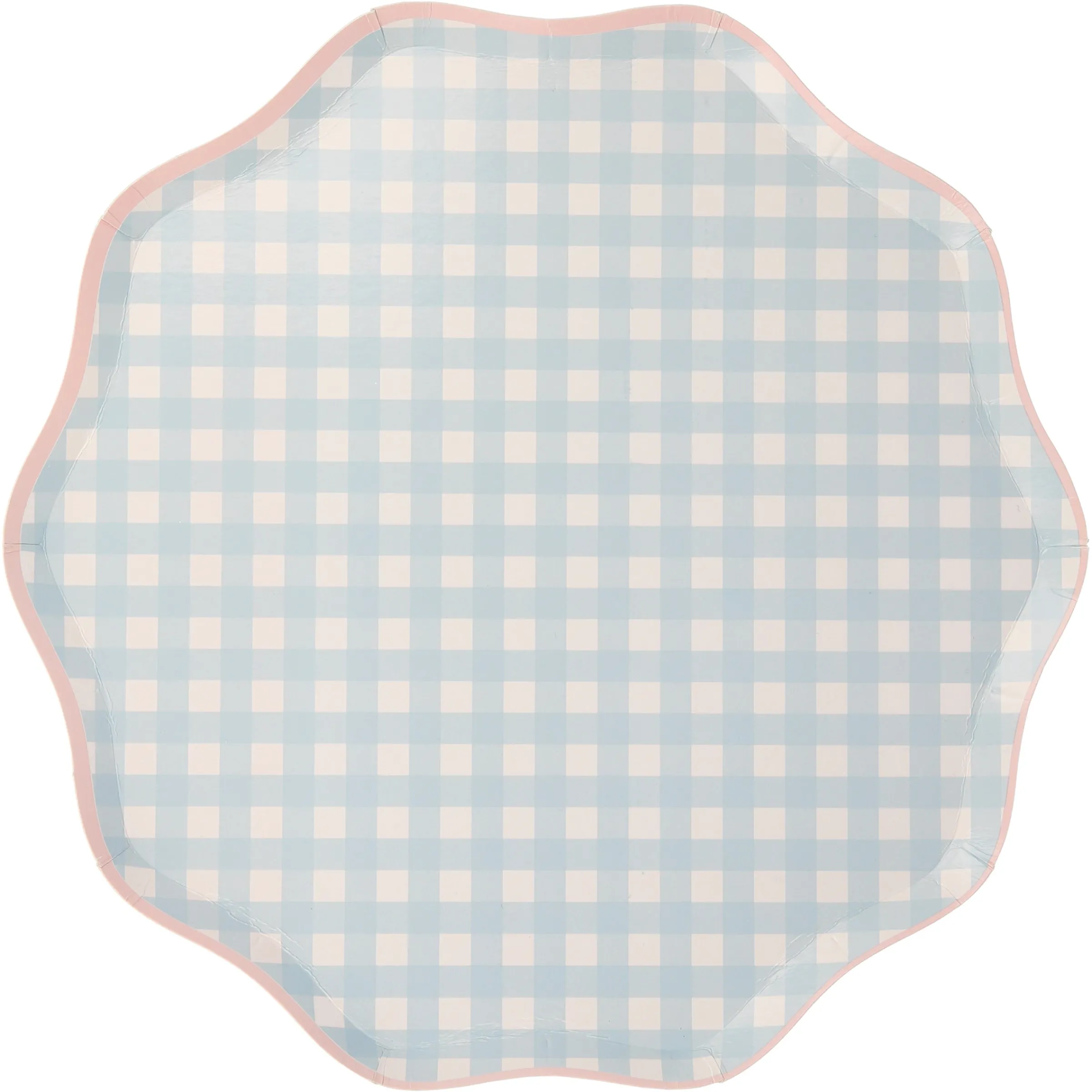 Gingham Dinner Plates (x 12)>Meri Meri Sale