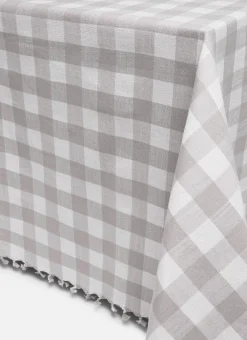 Gingham Dove Tablecloth>Meri Meri Sale