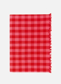 Gingham Guava Tablecloth><noscript><img width=