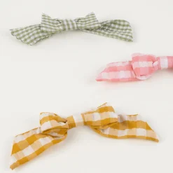 Gingham Hair Bows (x 6)><noscript><img width=