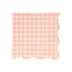 Gingham Large Napkins (x 20)>Meri Meri New