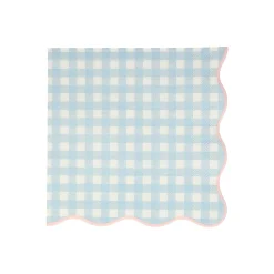 Gingham Large Napkins (x 20)><noscript><img width=